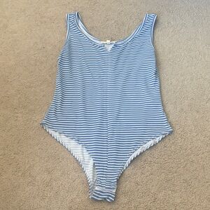 Striped bodysuit